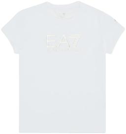 Emporio Armani EA7 Girls Train Shiny Short Sleeve Tee
