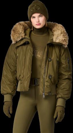 Goldbergh Womens Jeanne Ski Jacket Faux Border