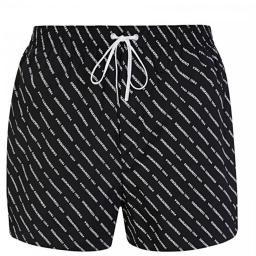 Dsquared2 Mens All Over Logo Print Swim Shorts